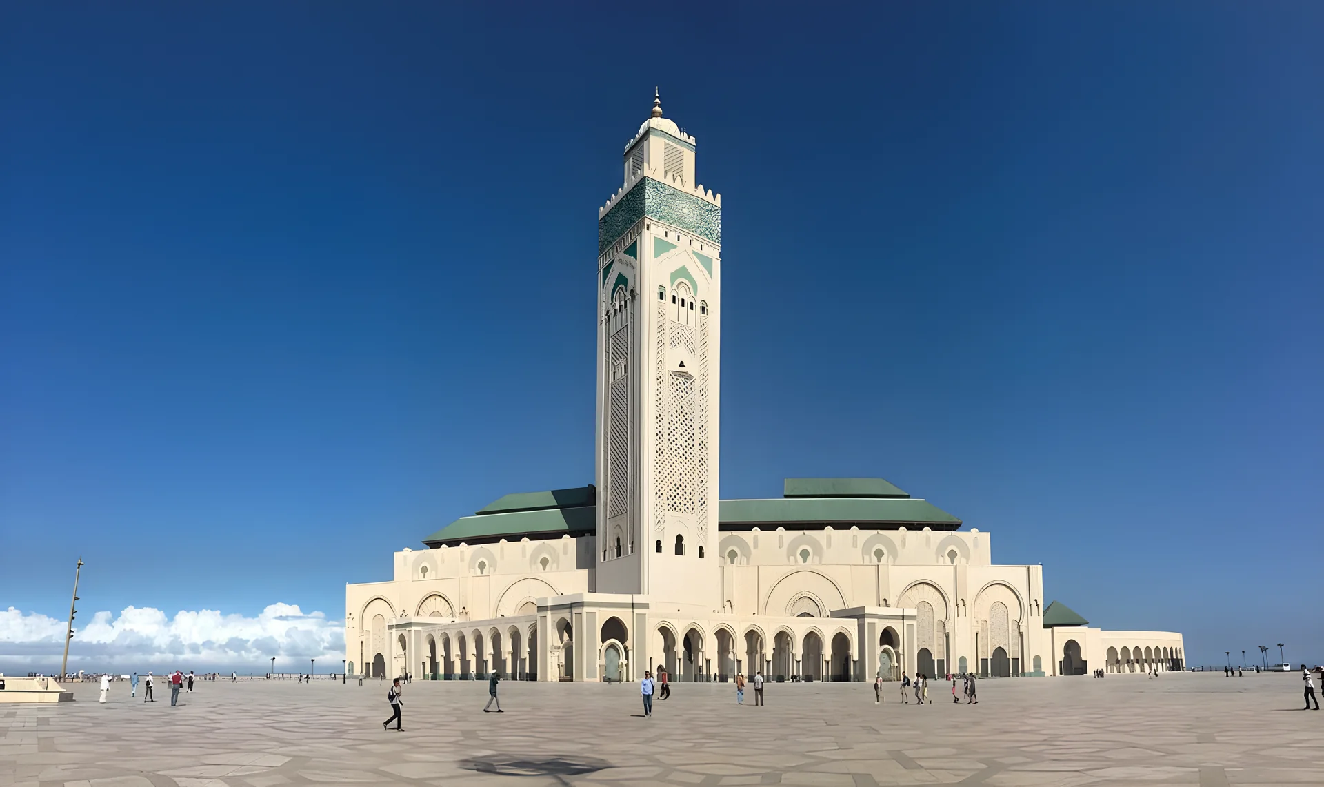 Casablanca, mosquée Hassan II et son esplanade